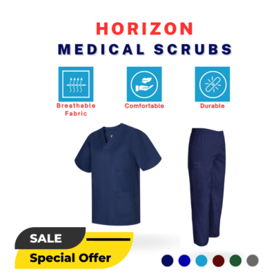 Navy Blue Medical Scrubs